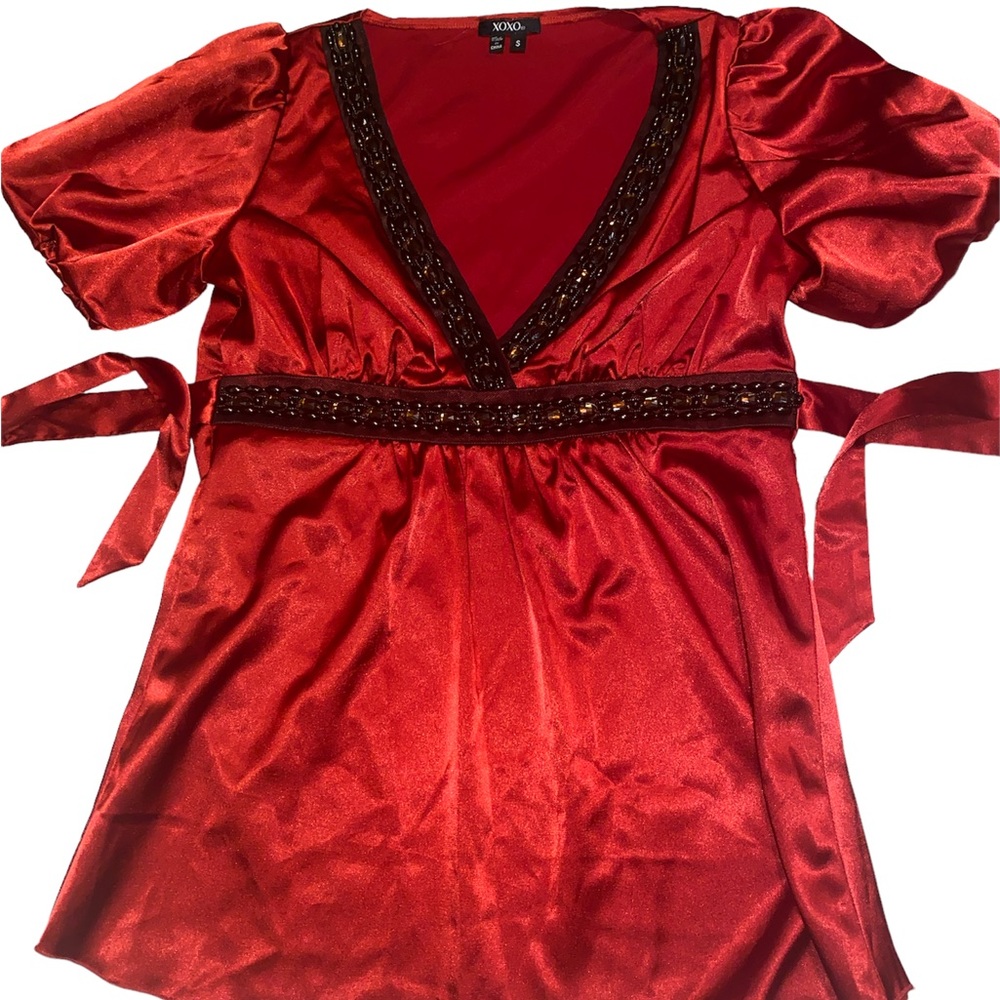 XOXO Red Blouse size small